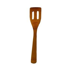 Frying Wooden Slotted Spatula Flat Wok Cooking Kitchen Utensil